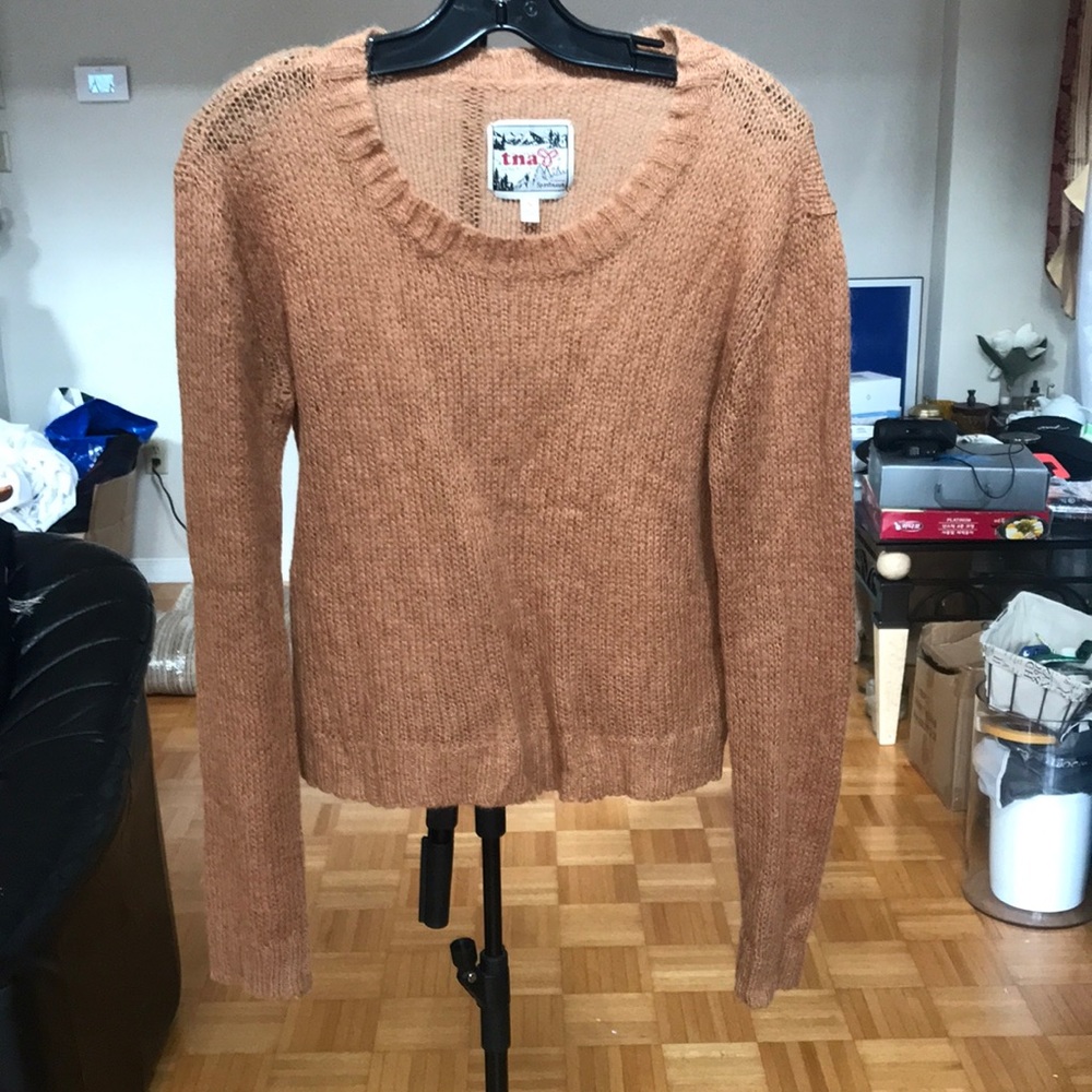 ARITZIA TNA LADIES MOHAIR SWEATER.
